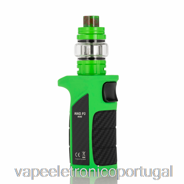 Vape Eletrônico Smok Mag P3 Mini 80w Starter Kit Verde Preto